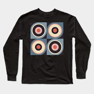 Happy colorful pattern with circles Long Sleeve T-Shirt